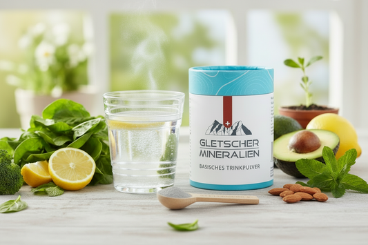 Basische Lebensmittel mit Gletschermineralien – natürliches Säure-Basen-Gleichgewicht